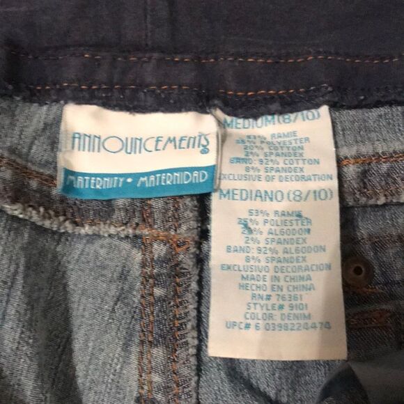 Announcements Maternity Jeans - Size M (8/10) - Picture 5 of 8